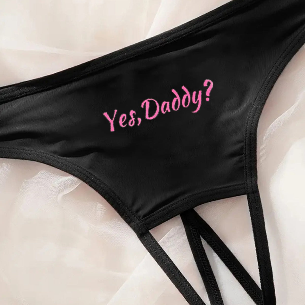 Women's Letter Printed Hollow Underwear Women's Letter Printed Hollow Underwear